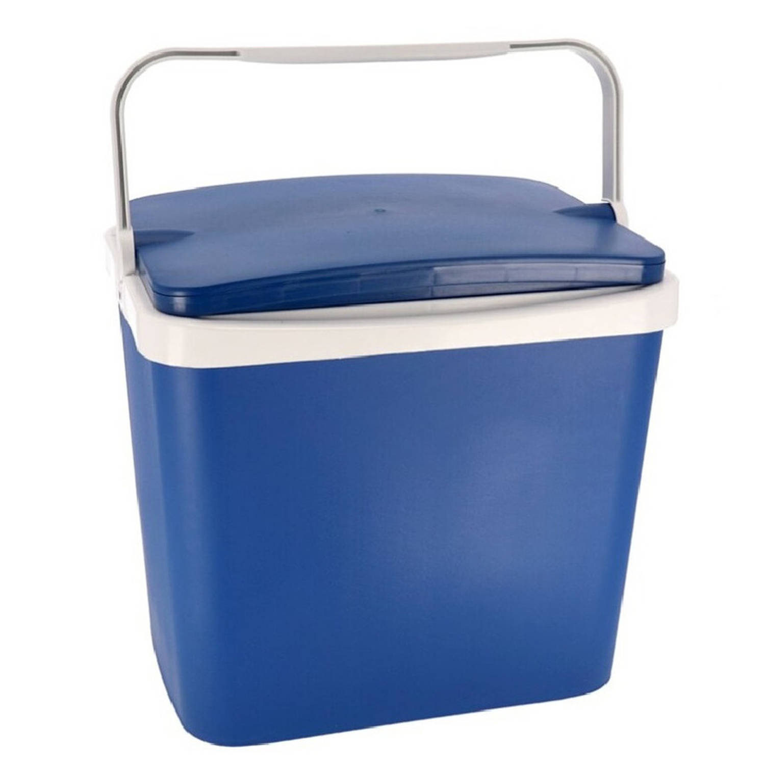 Koelbox donkerblauw 29 liter 40 x 29 x 44 cm - Koelboxen