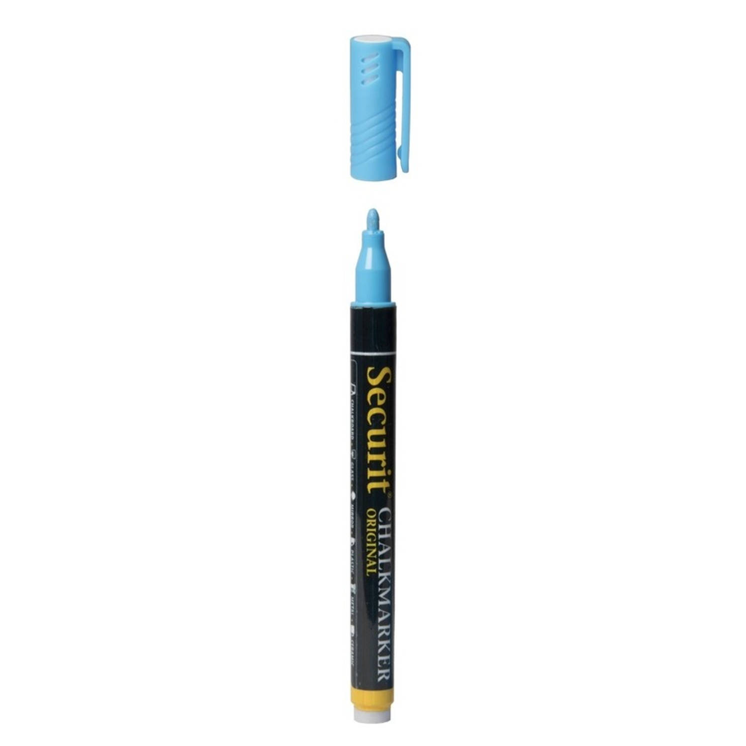 Blauwe krijtstift ronde punt 1-2 mm - Krijtstiften