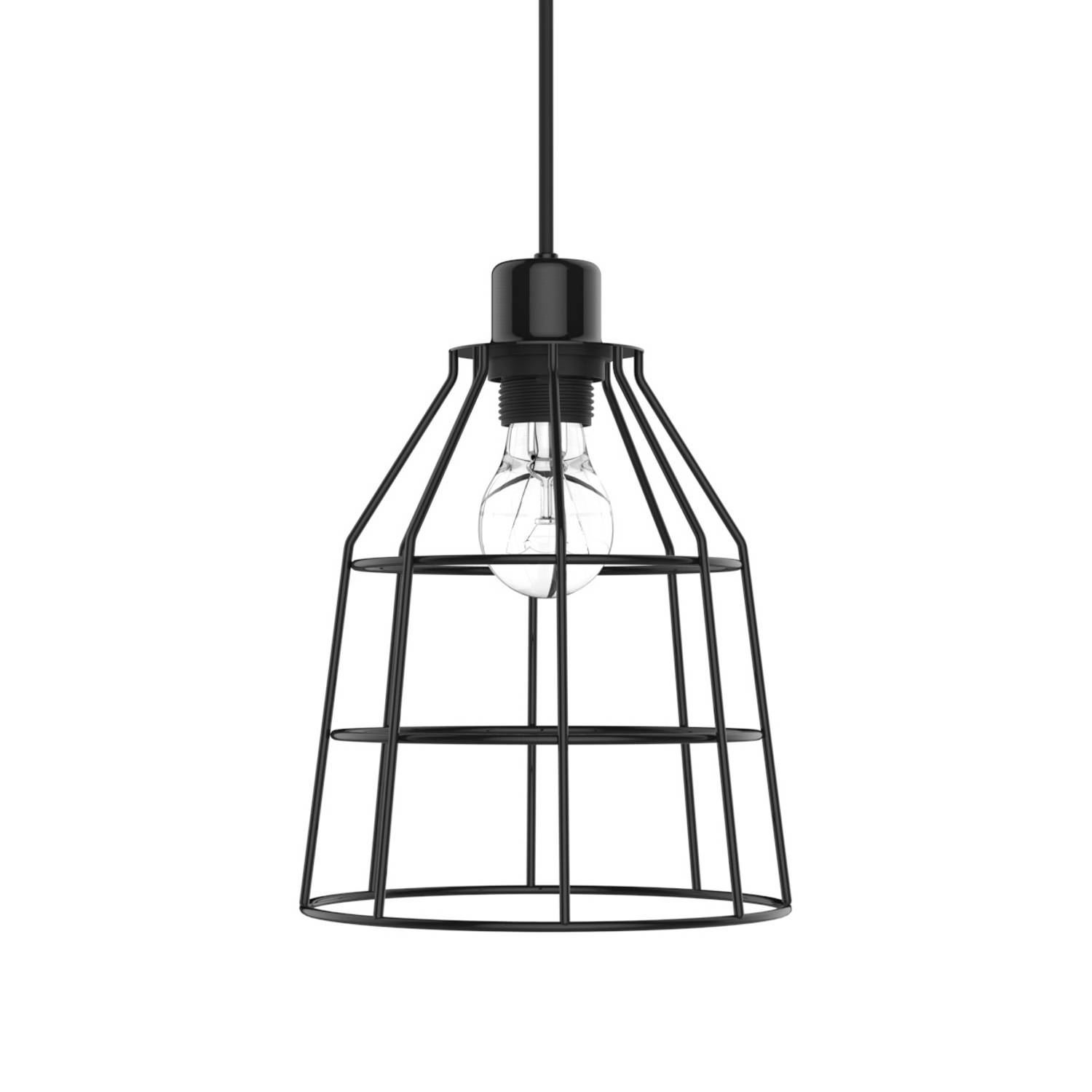 Tak Design hanglamp Jonas 20 x 28 cm E27 staal 40W zwart