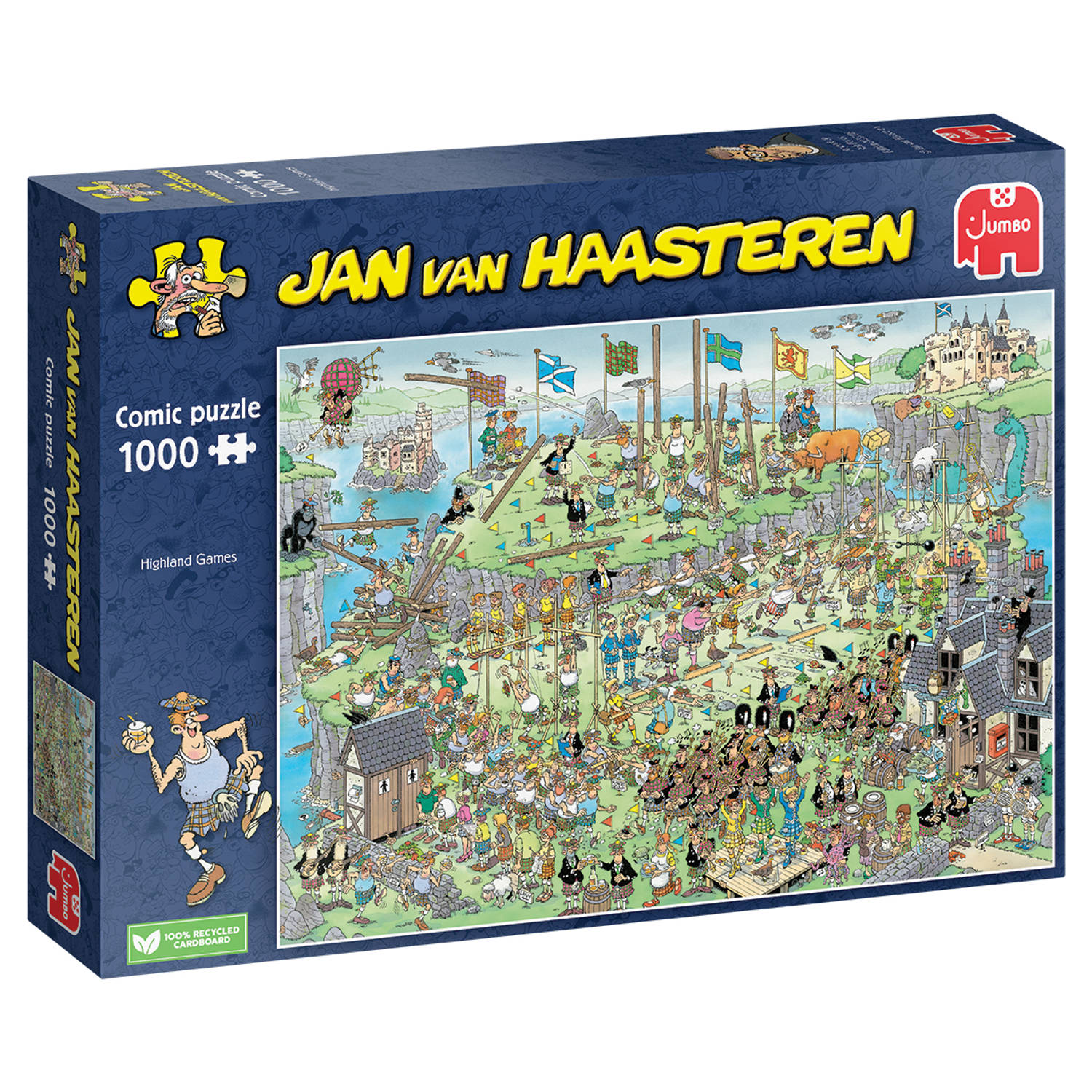 Jumbo legpuzzel Jan van Haasteren Highland Games 1000 stukjes