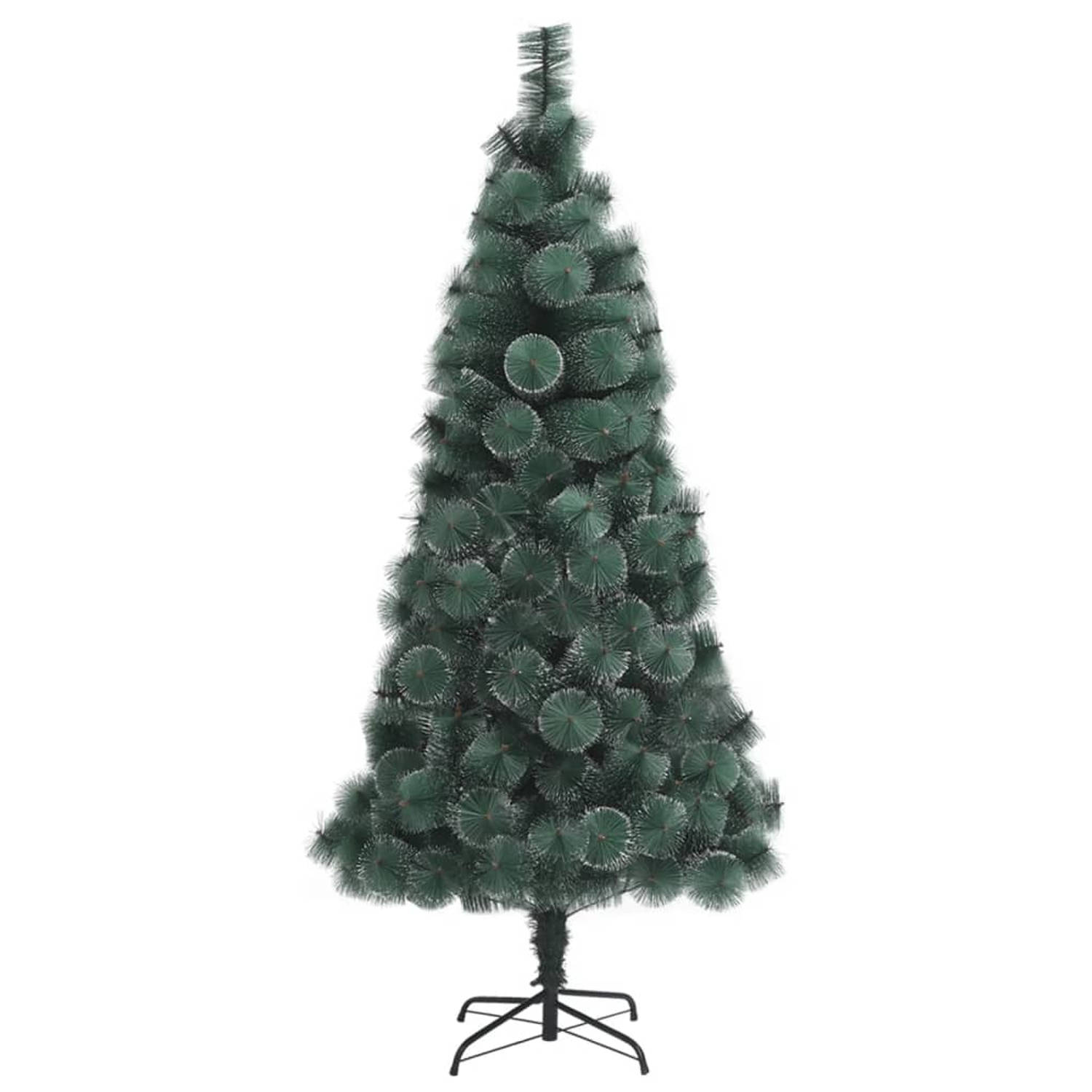 The Living Store Kunstkerstboom met standaard 210 cm PET groen - Decoratieve kerstboom