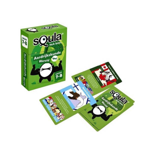 Spellenbundel - Squla - 3 stuks - Groep 3 t/m 8 Spelling, Rekenen & Aardijkskunde