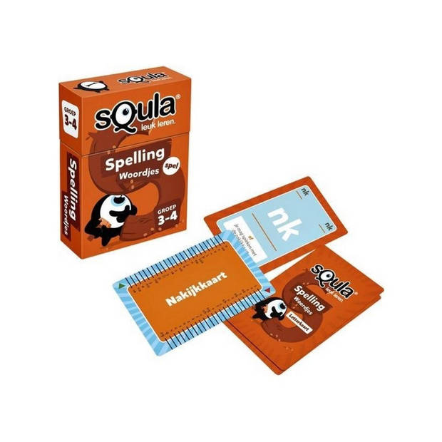 Spellenbundel - Squla - 3 stuks - Flitsquiz Groep 1 t/m 3 - Taal & Spelling (groep 1 t/m 4)