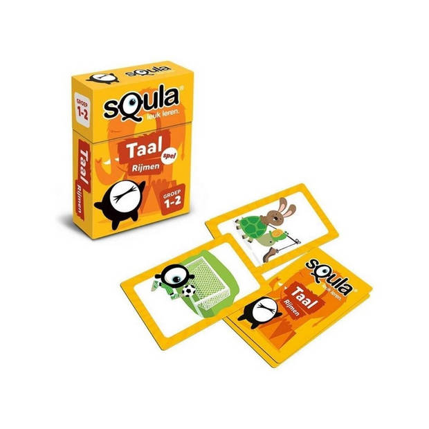 Spellenbundel - Squla - 3 stuks - Flitsquiz Groep 1 t/m 3 - Taal & Spelling (groep 1 t/m 4)