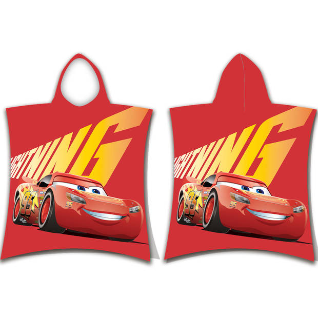 Disney Cars Poncho Lightning McQueen - 60 x 120 cm - Katoen