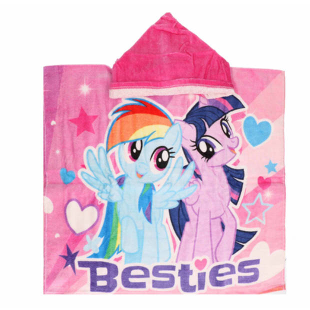 My little Pony badcape met roze capuchon - Badcapes