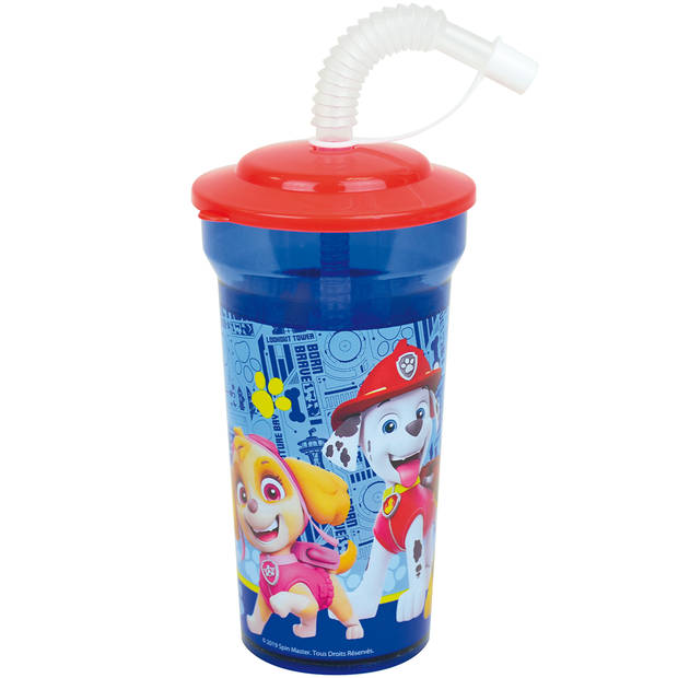 Drinkfles met rietje 400 ml