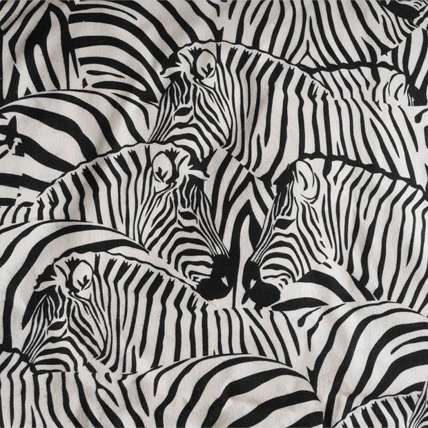 De Witte Lietaer - De Witte Lietaer Zebra flanel dekbedovertrek