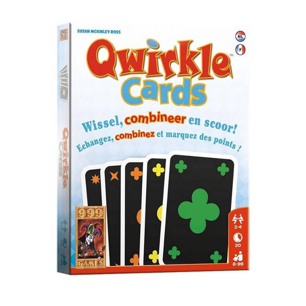 Spellenbundel - 2 Stuks - Qwirkle Kaartspel & Risk Junior