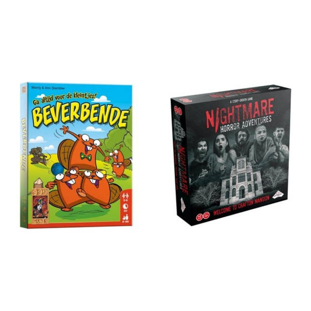 Spellenbundel - 2 Stuks - Beverbende & Nightmare Horror Adventures