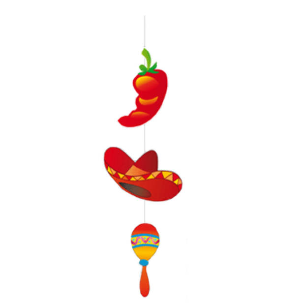 Mexicaans thema fiesta hangslinger 100 x 28 cm - Feestslingers