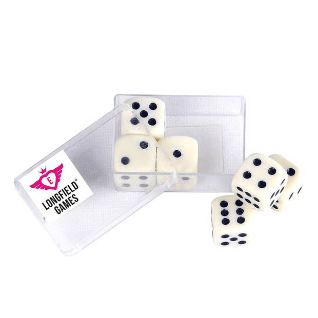 1x Scoreblok Yahtzee 250 vellen met 6 dobbelstenen en bekertje - Compleet Yahtzee spel - Dobbelspellen