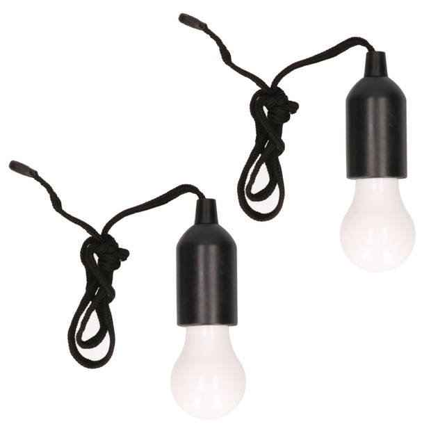 Set van 3x stuks treklampen LED zwart 15 cm - Hanglampen