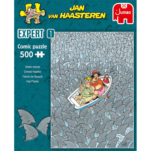 Jan van Haasteren Expert overal haaien - 500 stukjes