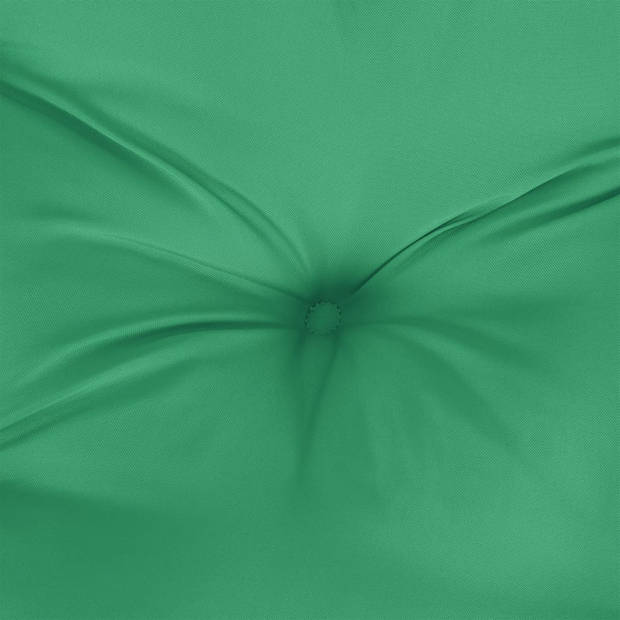 vidaXL Tuinstoelkussens 2 st hoge rug 120x50x7 cm stof groen