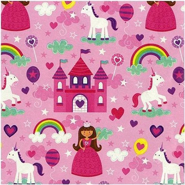 Verhaak Cadeaupapier Bambini Junior 200 X 70 Cm Papier 5 Stuks