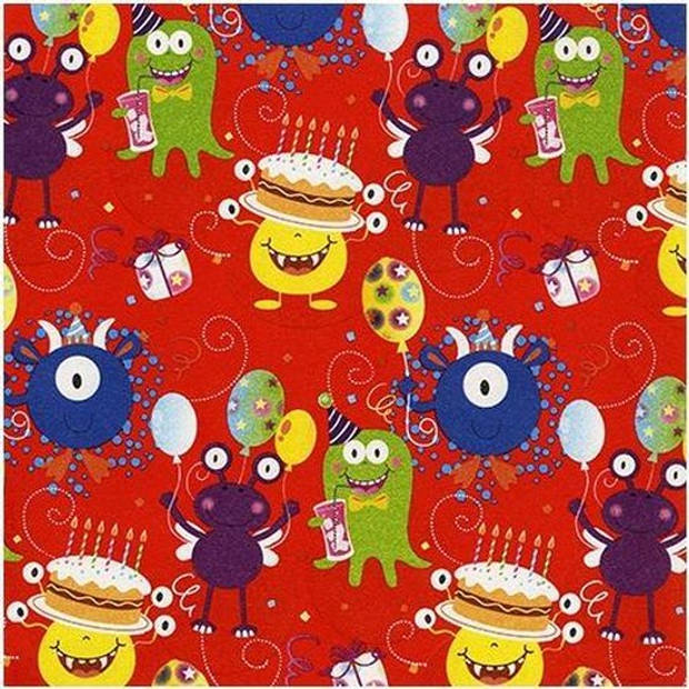 Verhaak Cadeaupapier Bambini Junior 200 X 70 Cm Papier 5 Stuks