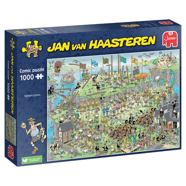 Jumbo legpuzzel Jan van Haasteren - Highland Games 1000 stukjes