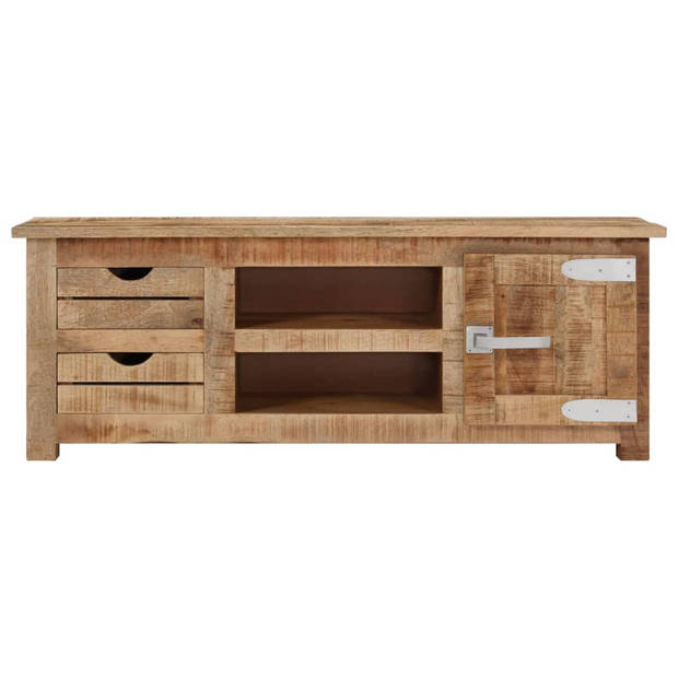 vidaXL Tv-meubel 110x30x40 cm ruw mangohout