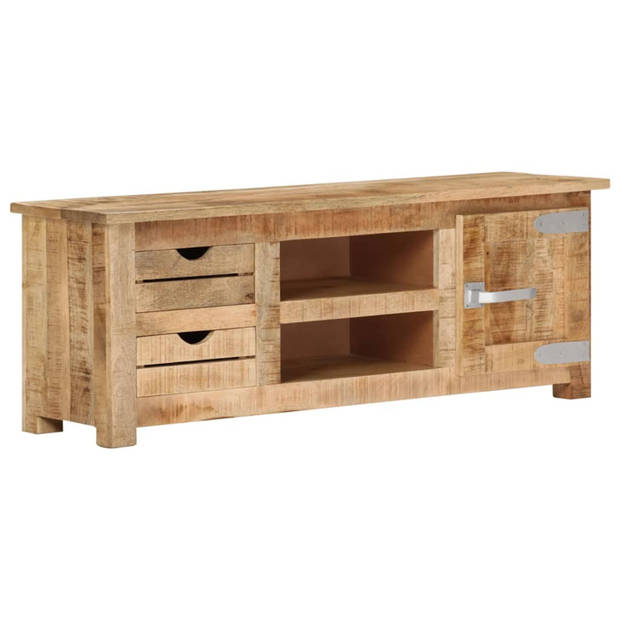 vidaXL Tv-meubel 110x30x40 cm ruw mangohout