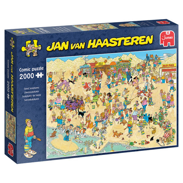 Jan van Haasteren zandsculpturen 2000 stukjes