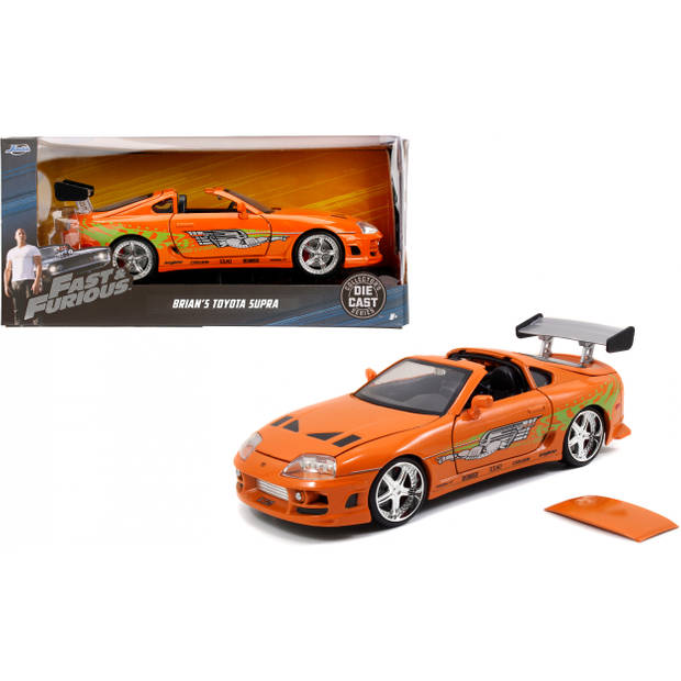 JADA auto Fast & Furious 1995 Toyota S 1:24 die-cast oranje