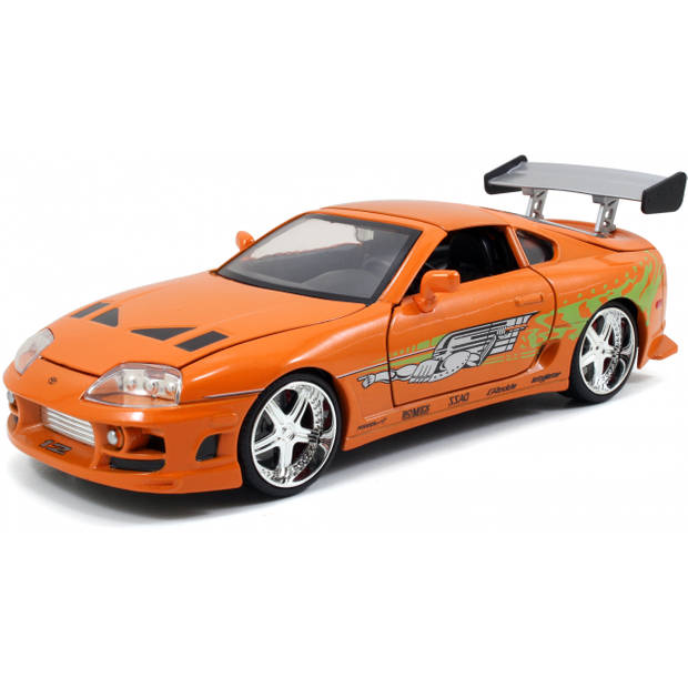 JADA auto Fast & Furious 1995 Toyota S 1:24 die-cast oranje