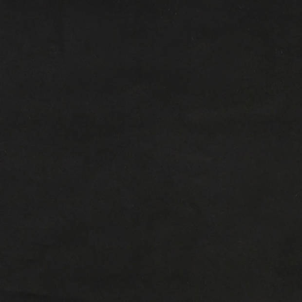 vidaXL Pocketveringmatras 140x200x20 cm fluweel zwart