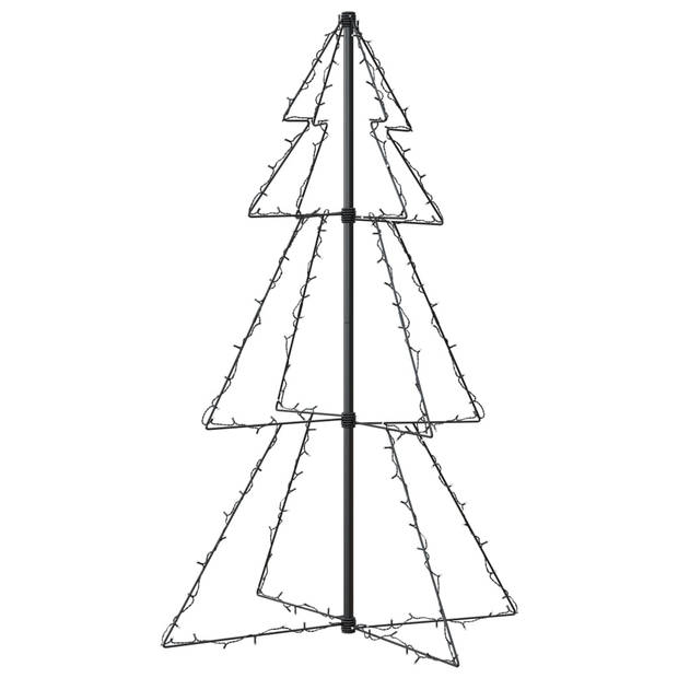 vidaXL Kegelkerstboom 160 LED's binnen en buiten 78x120 cm