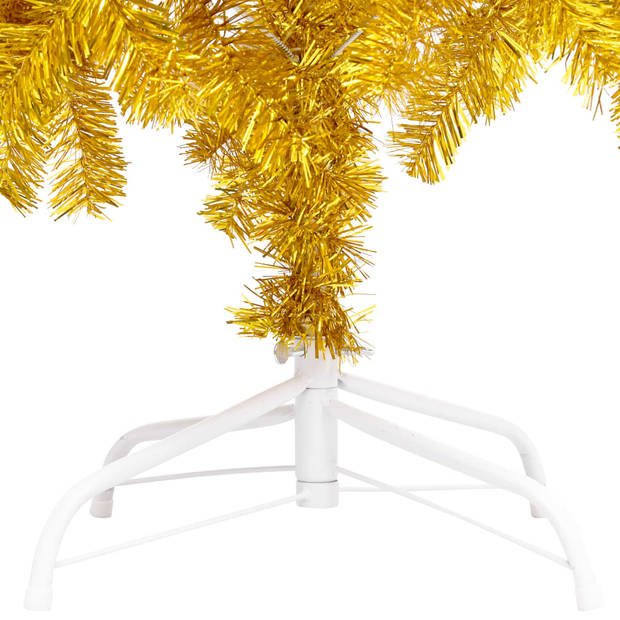 The Living Store Kunstkerstboom Goud - 210 cm - LED Verlichting - USB-aansluiting