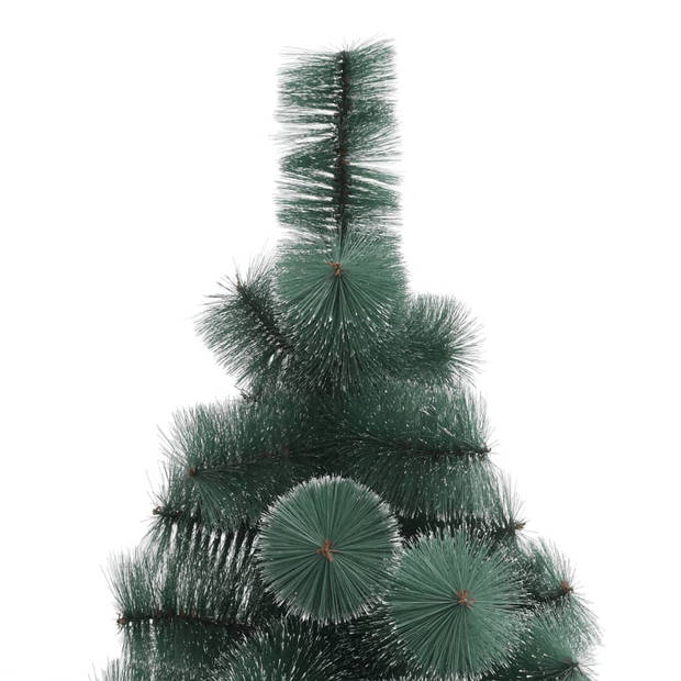 vidaXL Kunstkerstboom met standaard 240 cm PET groen