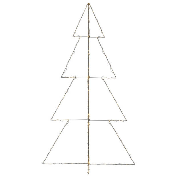 vidaXL Kegelkerstboom 360 LED's binnen en buiten 143x250 cm