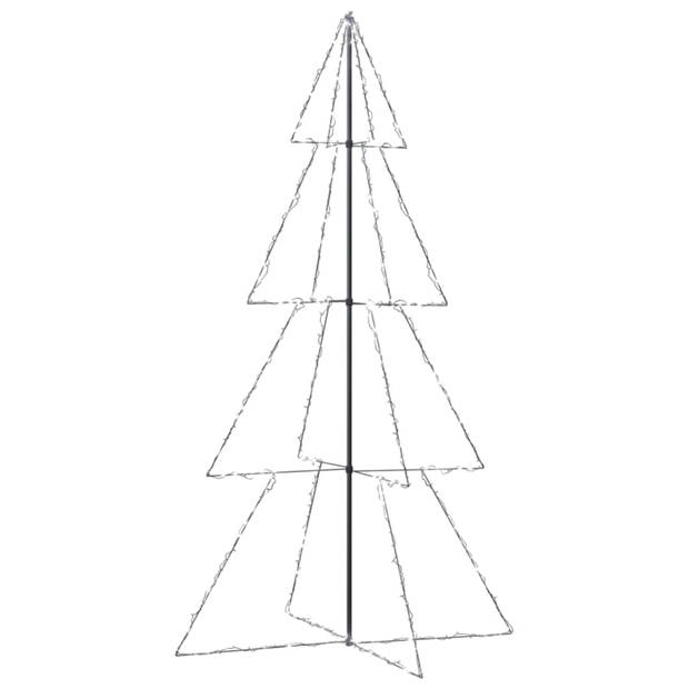 vidaXL Kegelkerstboom 360 LED's binnen en buiten 143x250 cm