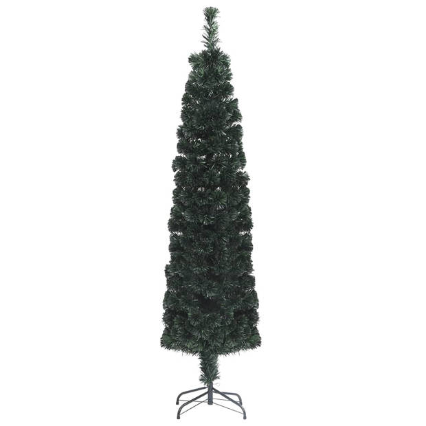 The Living Store Kerstboom Glasvezelverlichting - 120cm - 135 takken - 5 kleuren - energiezuinig