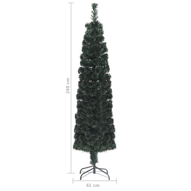 The Living Store - Kerstboom - Glasvezel - 240 cm - 380 takken - 5 kleuren