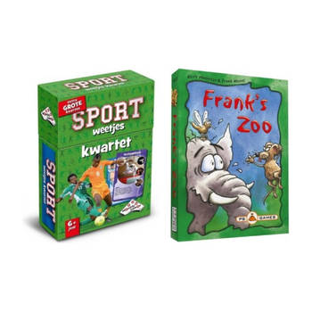 Spellenbundel - 2 Stuks - Kwartet Sport Weetjes & Franks Zoo