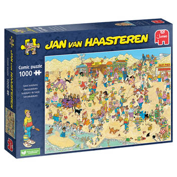 Jan van Haasteren zandsculpturen 1000 stukjes