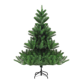 The Living Store Nordmann Spuitgegoten Kerstboom - 240 cm - PE/Staal