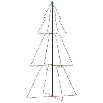 vidaXL Kegelkerstboom 300 LED's binnen en buiten 120x220 cm