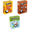 Spellenbundel - Squla - 3 stuks - Flitsquiz Groep 1 t/m 3 - Taal & Spelling (groep 1 t/m 4)