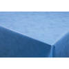 Tafelzeil/tafelkleed gemeleerd blauw 140 x 220 cm - Tafelzeilen