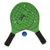 Actief speelgoed tennis/beachball setje groen met tennisracketmotief - Beachballsets
