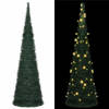 vidaXL Kunstkerstboom met verlichting pop-up 150 cm groen