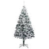 The Living Store Kunstkerstboom - PVC - 240 cm - Groen - Met 2.100 uiteinden - Extra dikke takken