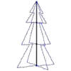 vidaXL Kegelkerstboom 160 LED's binnen en buiten 78x120 cm