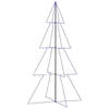 vidaXL Kegelkerstboom 360 LED's binnen en buiten 143x250 cm