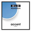 Nielsen fotolijst Accent 30 x 30 cm aluminium zwart