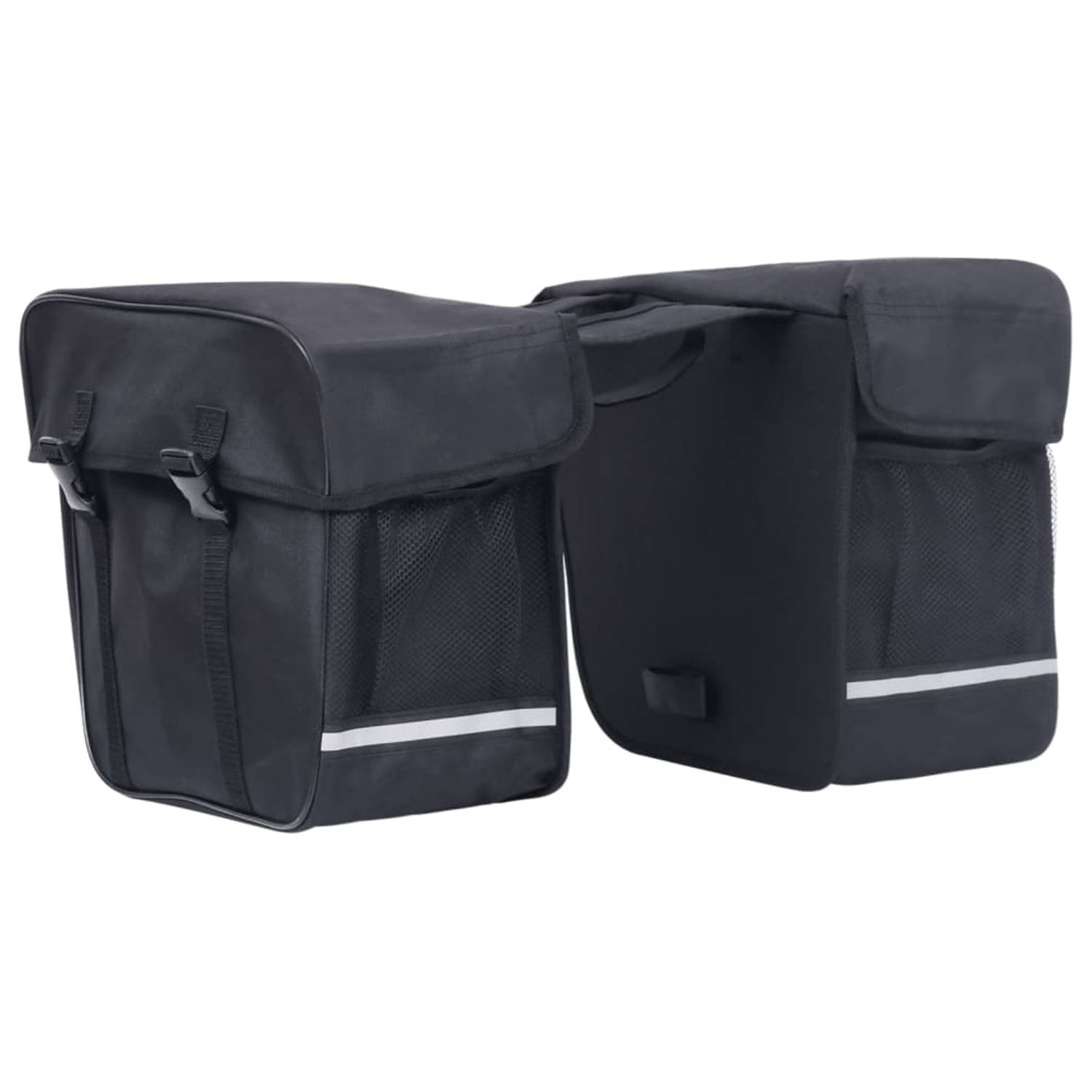 Horen van doe alstublieft niet leveren vidaXL Fietstas voor bagagedrager dubbel waterdicht 35 L zwart | Blokker