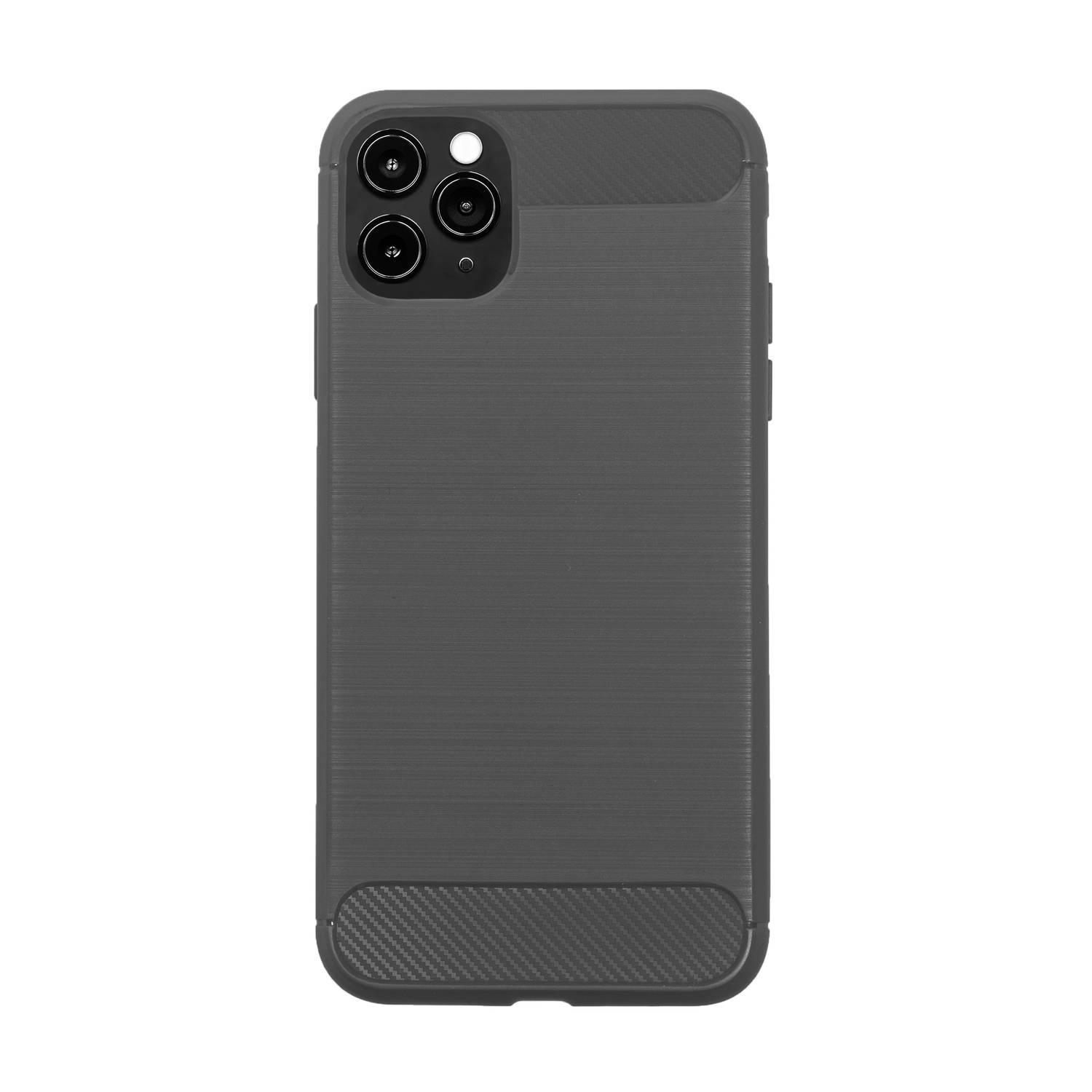 Bmax Carbon Soft Case Hoesje Voor Iphone 11 Pro - Grey/grijs