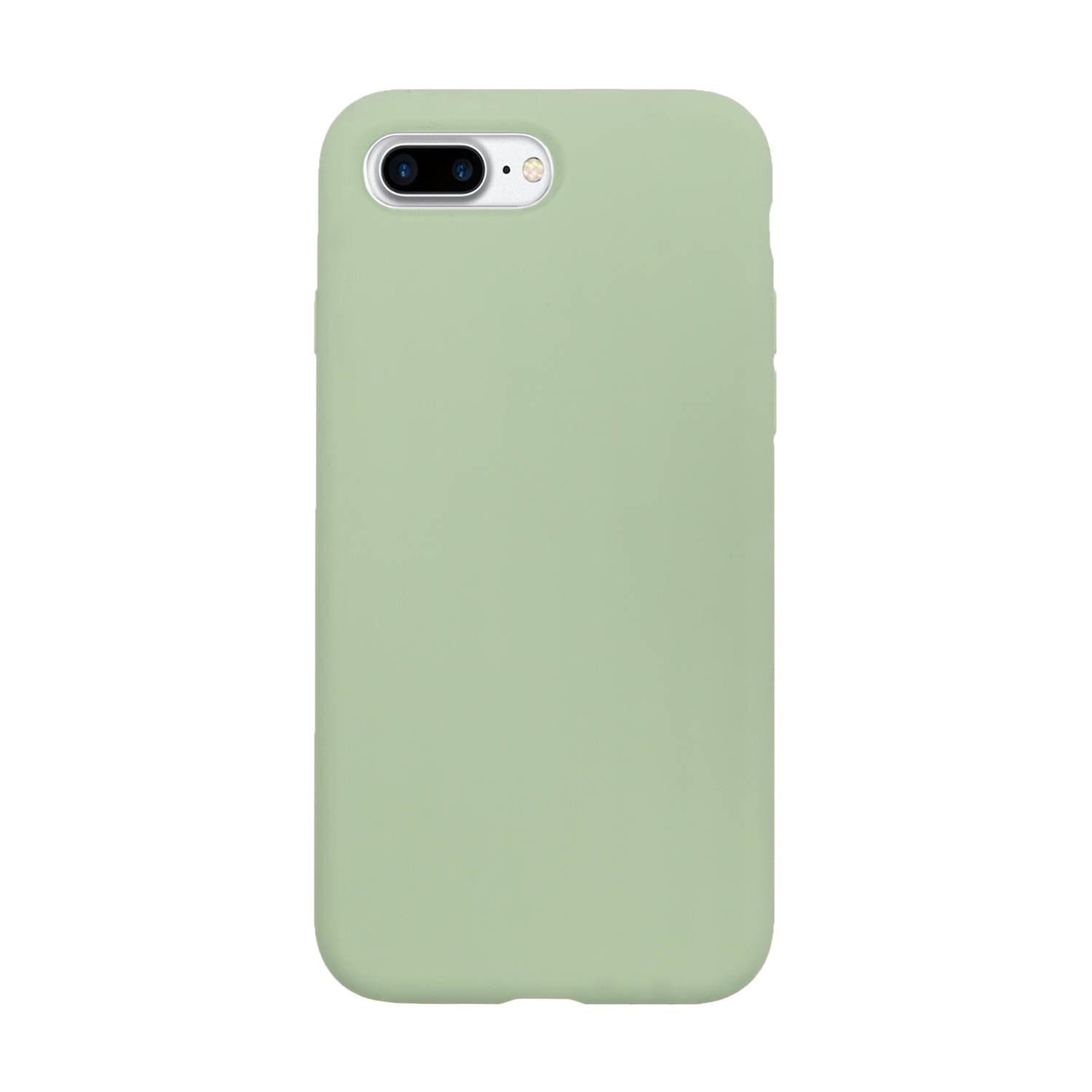 BMAX Liquid silicone case hoesje voor iPhone 7/8 Plus - Spearmint/Mintgroen